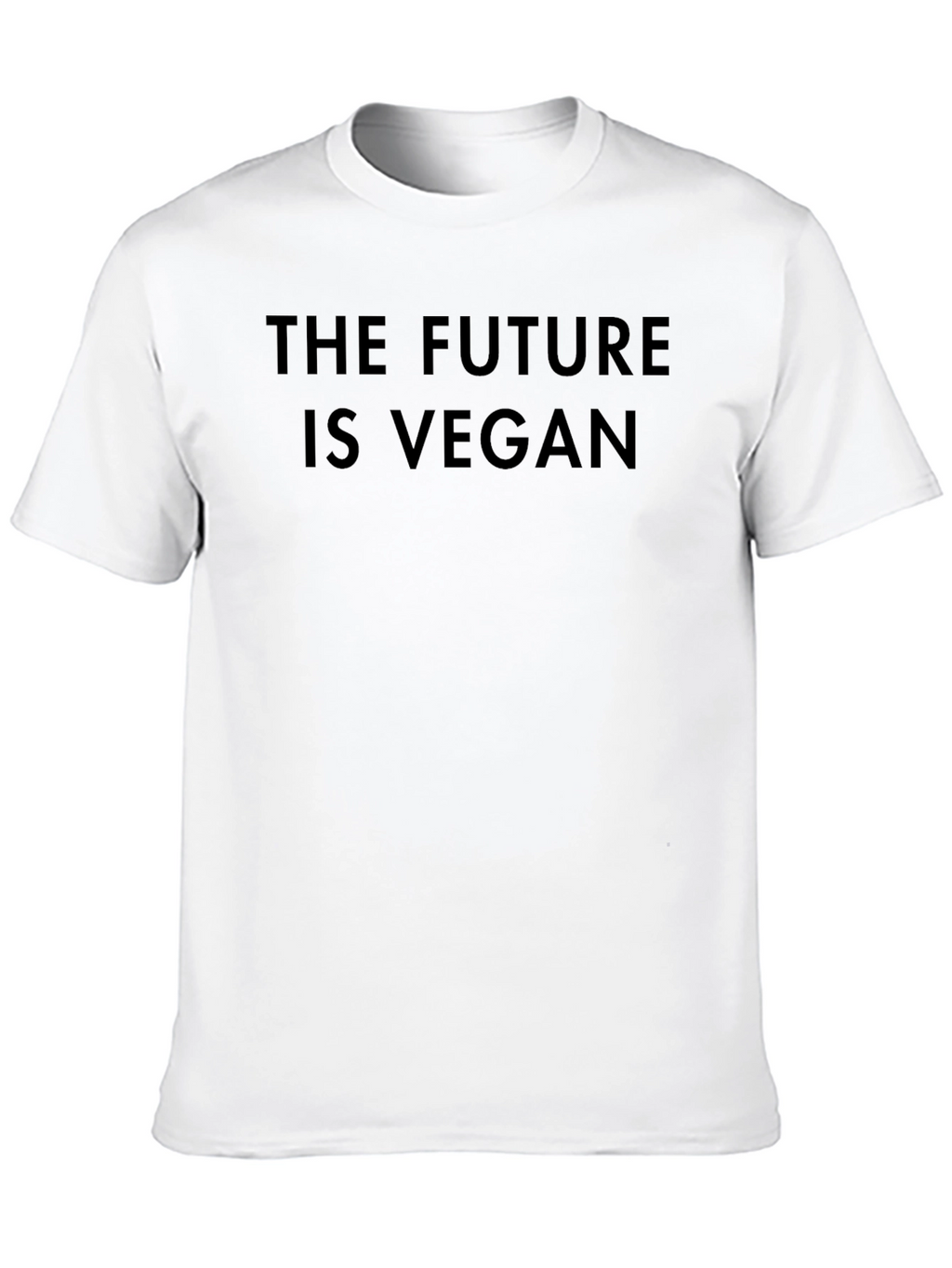 The Future Is Vegan T-Shirt - Black Vegan Tee