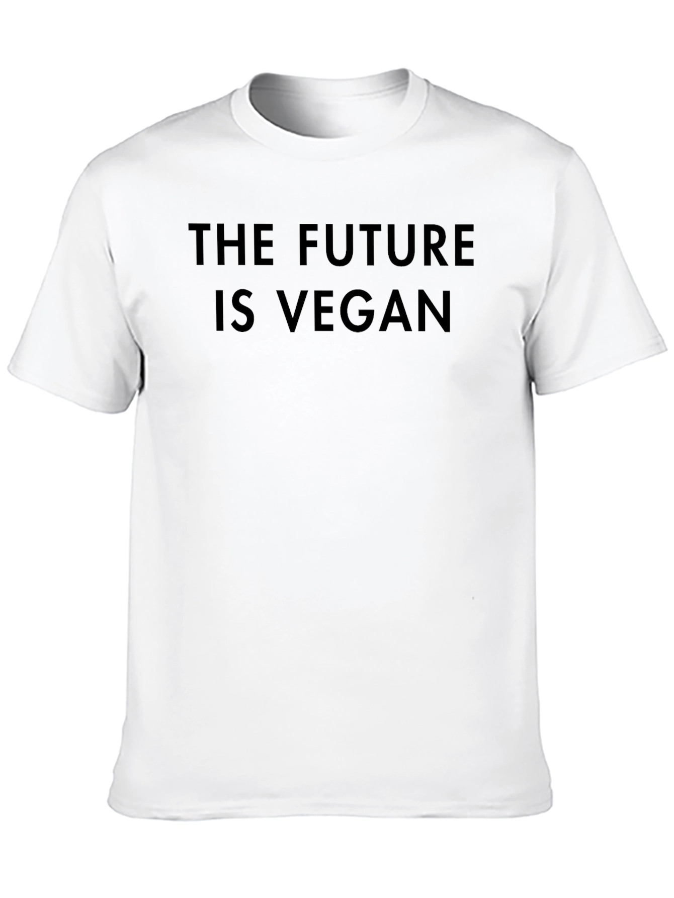 The Future Is Vegan T-Shirt - Black Vegan Tee