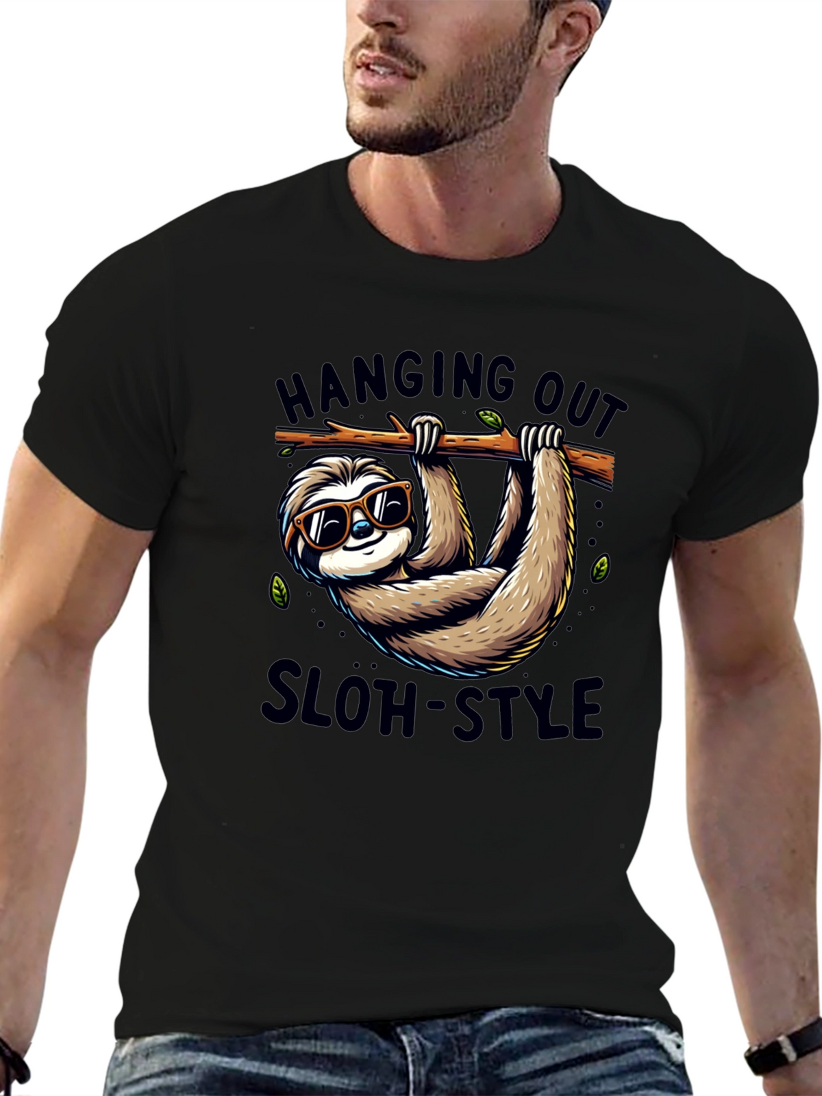 Hanging Out Sloth-Style T-Shirt