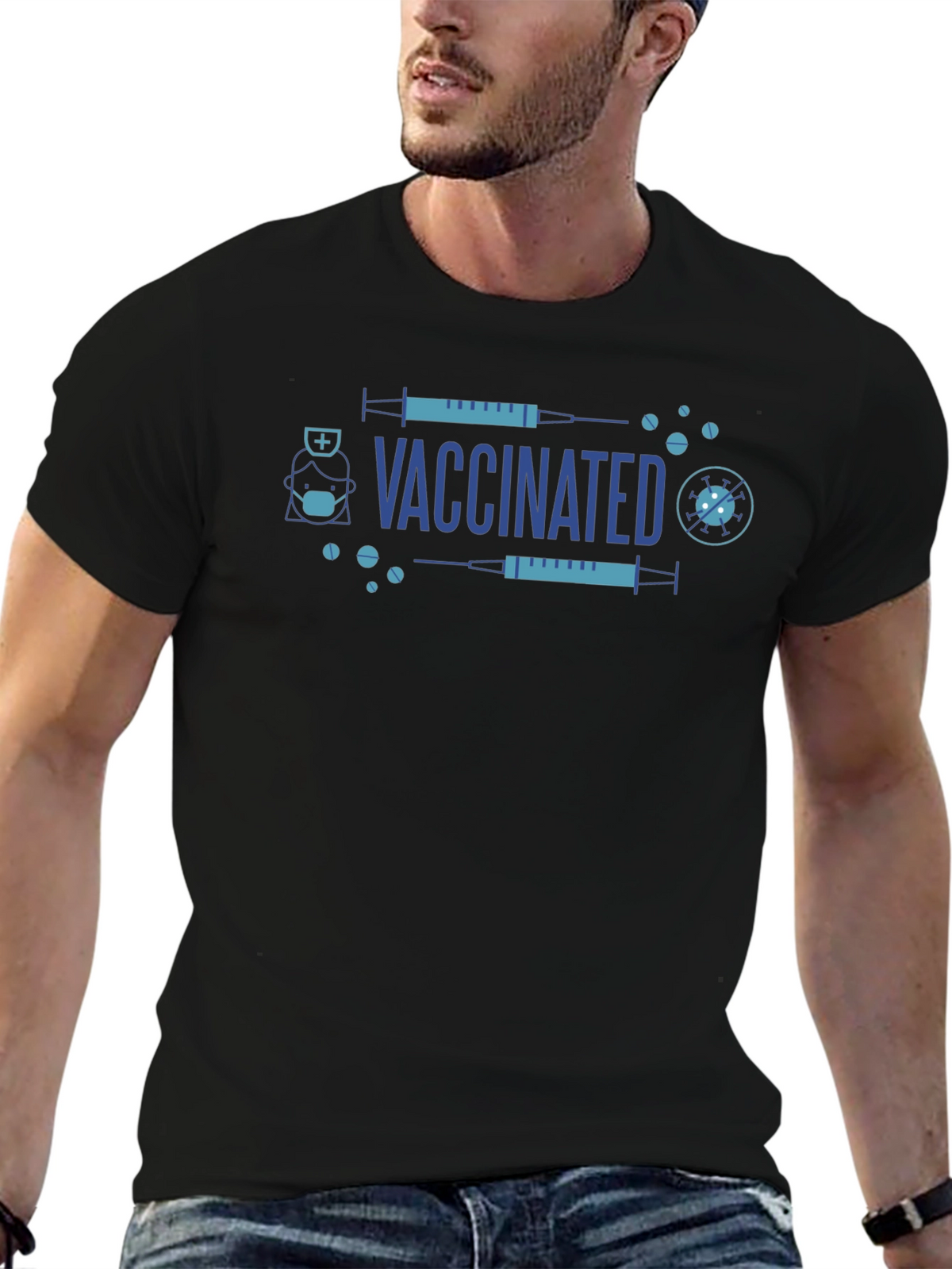 Vaccinated Graphic T-Shirt