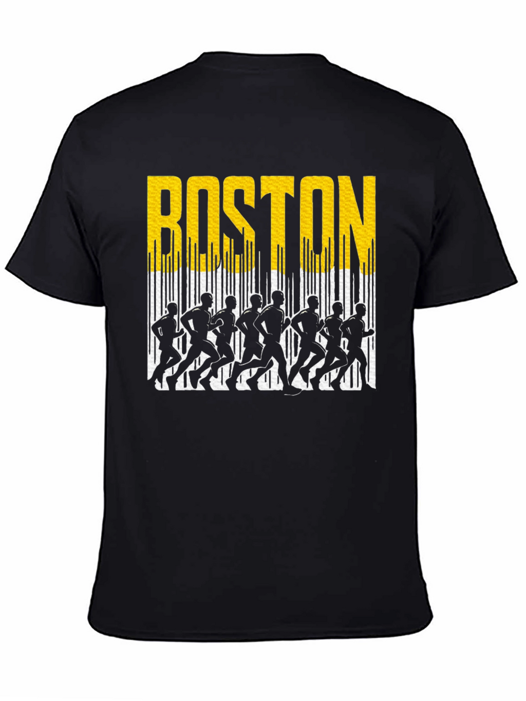 Boston Marathon Runner Graphic T-Shirt