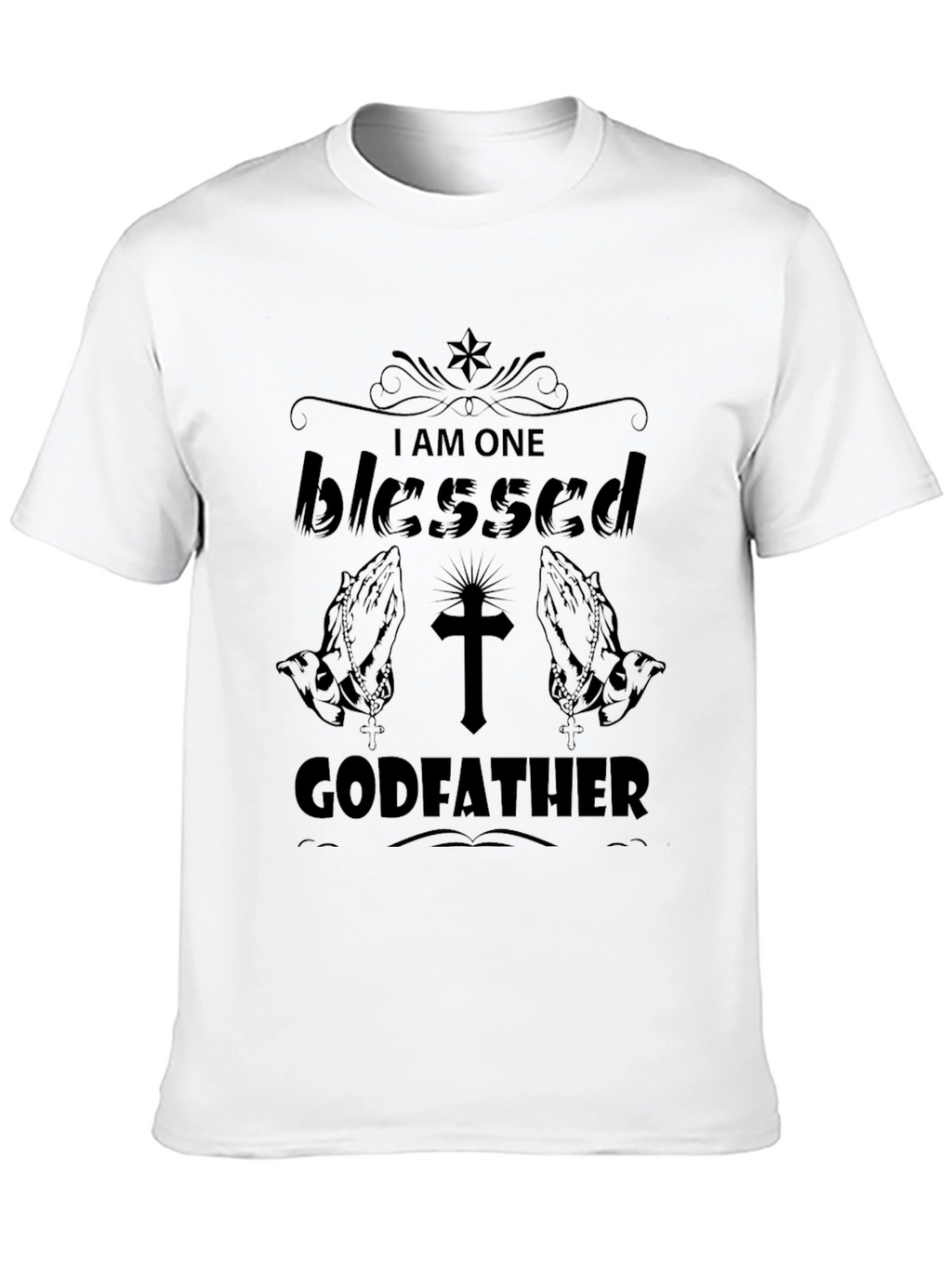 Blessed Godfather T-Shirt - Religious Gift