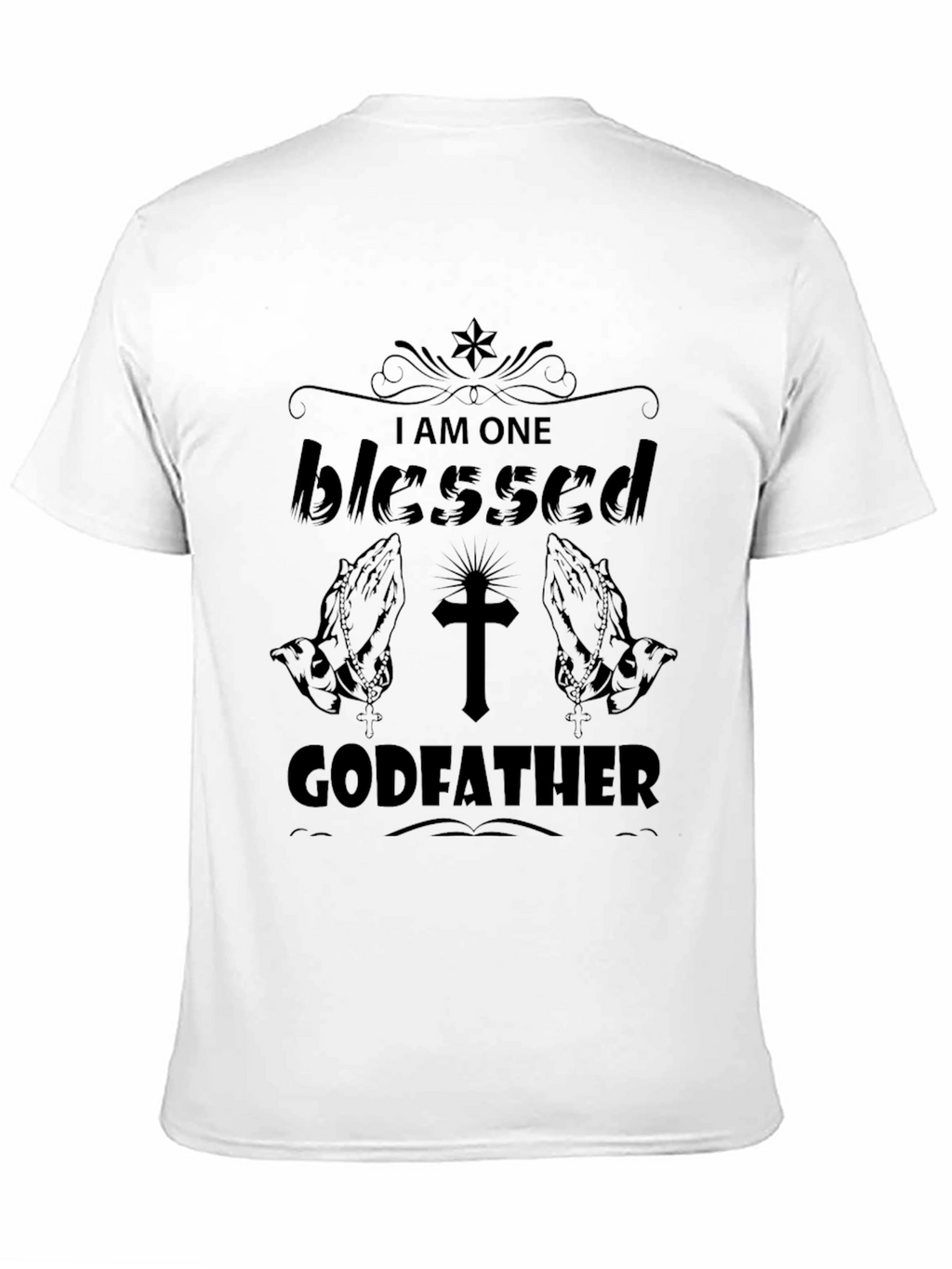 Blessed Godfather T-Shirt - Religious Gift