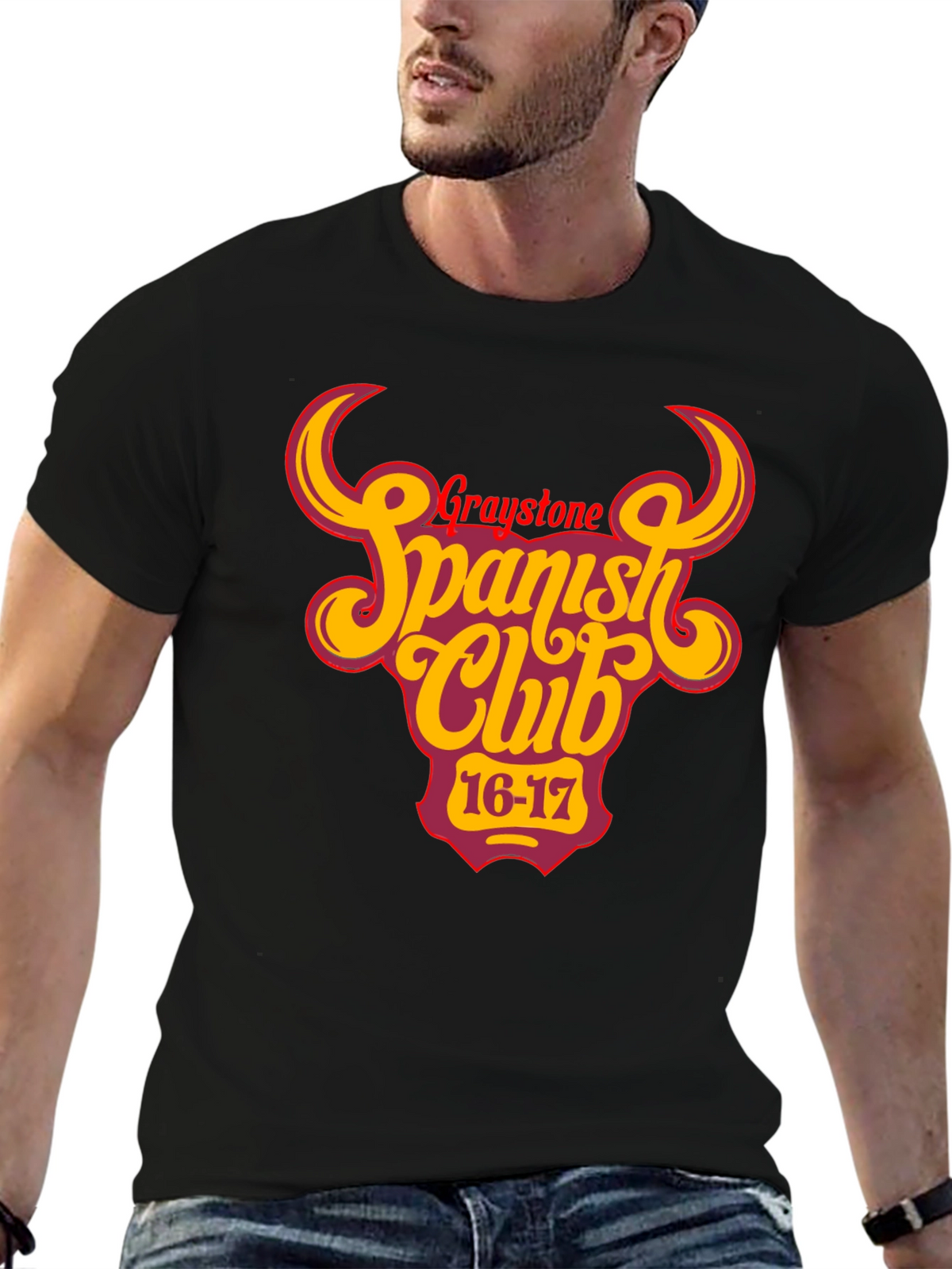 Graystone Spanish Club Black T-Shirt