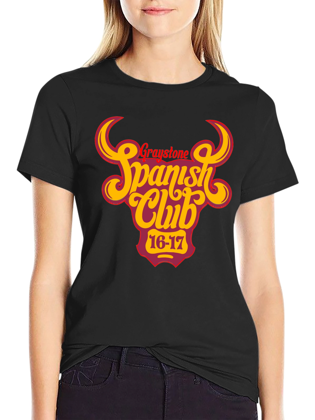 Graystone Spanish Club Black T-Shirt