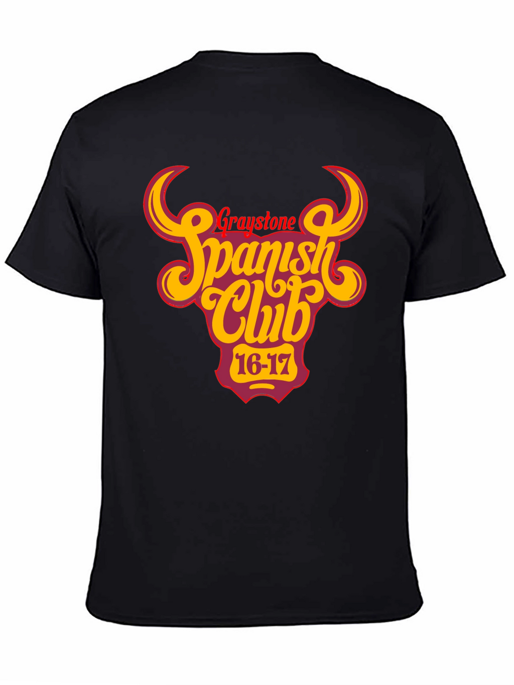 Graystone Spanish Club Black T-Shirt
