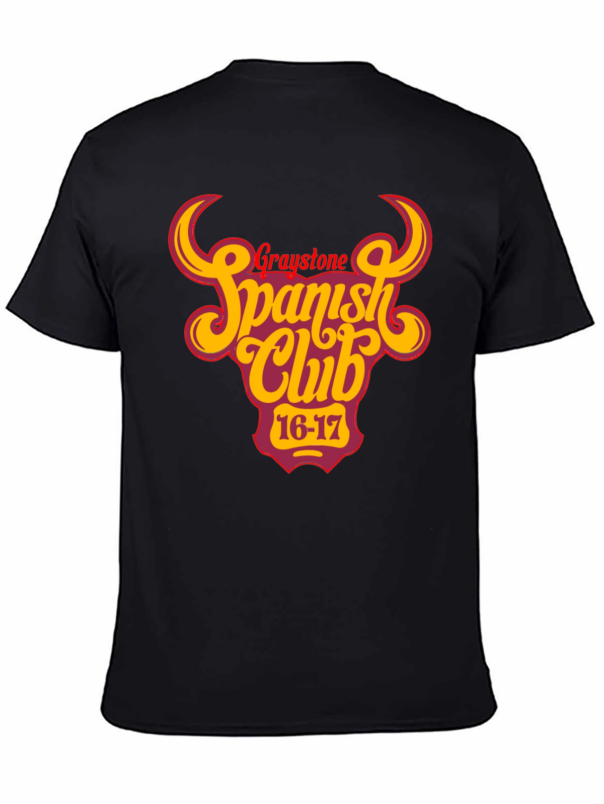 Graystone Spanish Club Black T-Shirt
