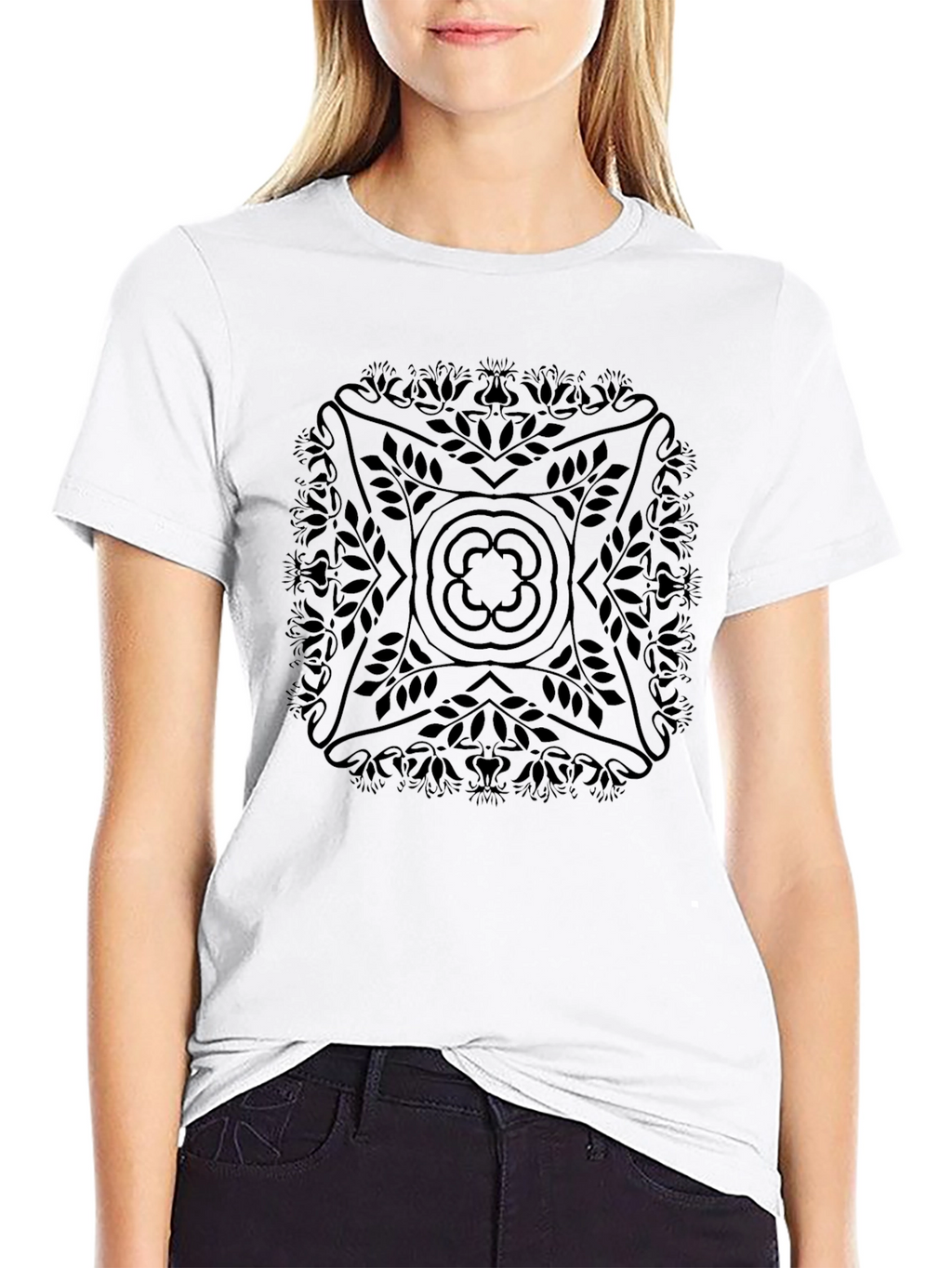 Stylish Black Graphic Tee