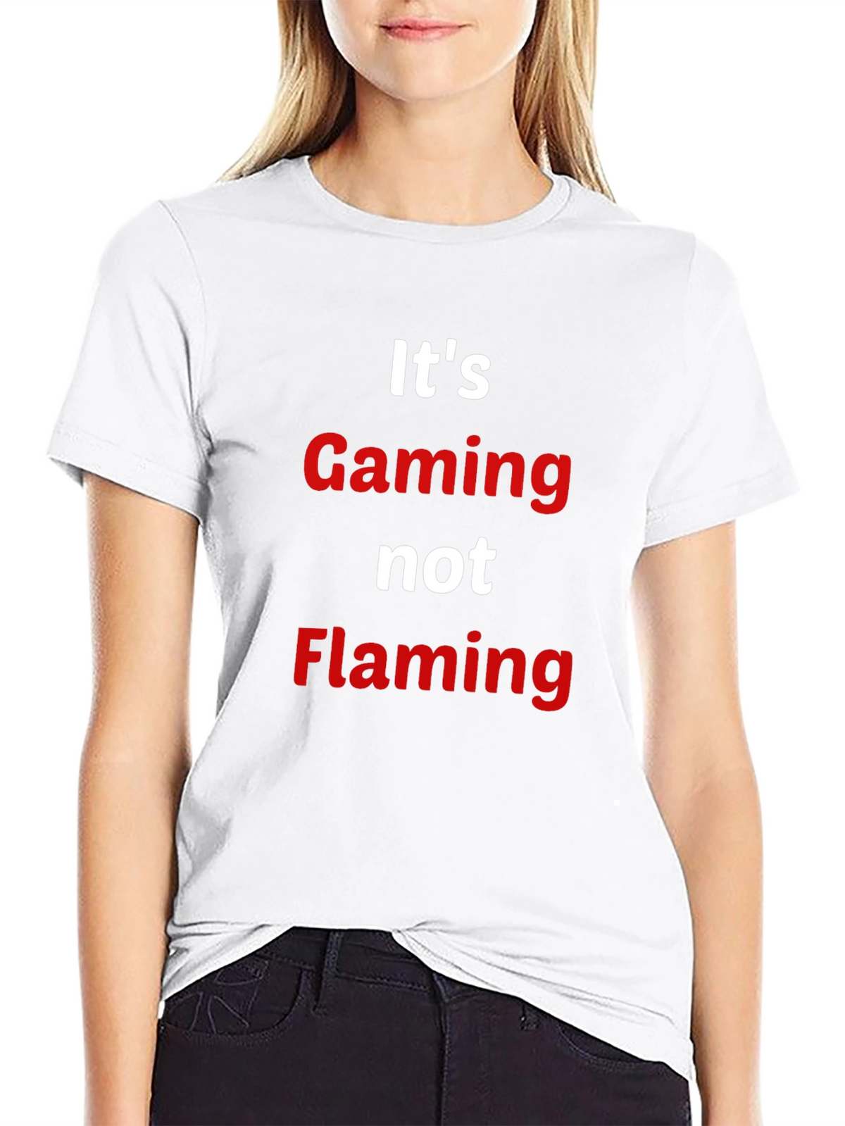 Gaming Not Flaming T-Shirt - Gamer Apparel