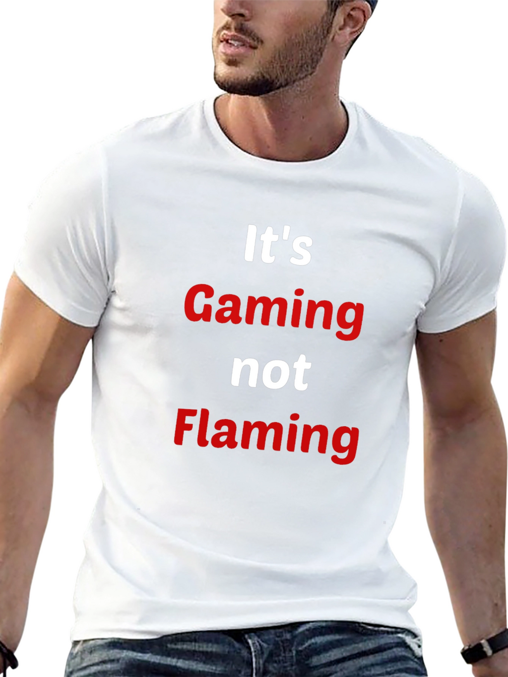 Gaming Not Flaming T-Shirt - Gamer Apparel