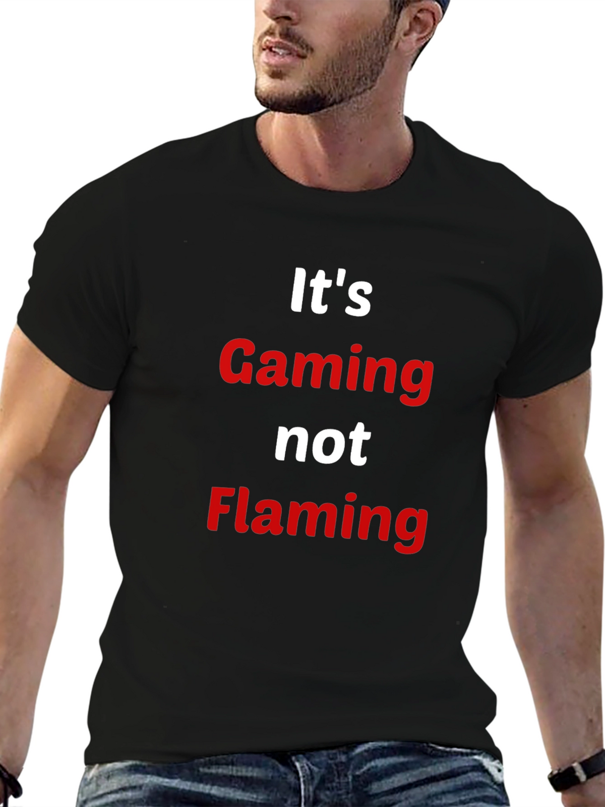Gaming Not Flaming T-Shirt - Gamer Apparel