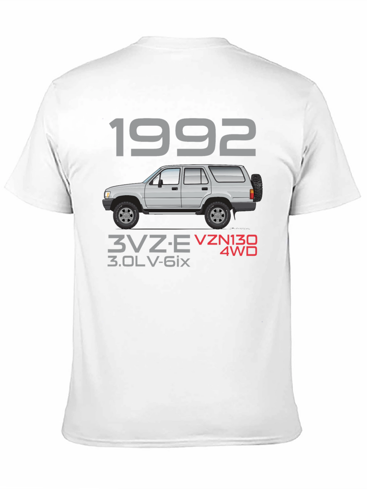 1992 Toyota 4Runner T-Shirt - 3VZE VZN130 4WD