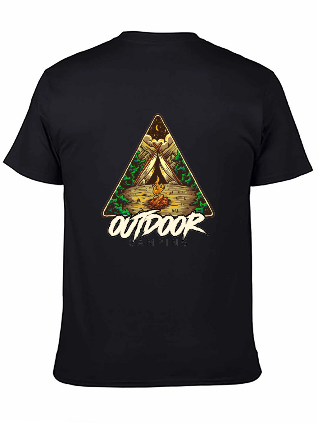 Outdoor Camping Graphic Tee - Adventure Awaits!