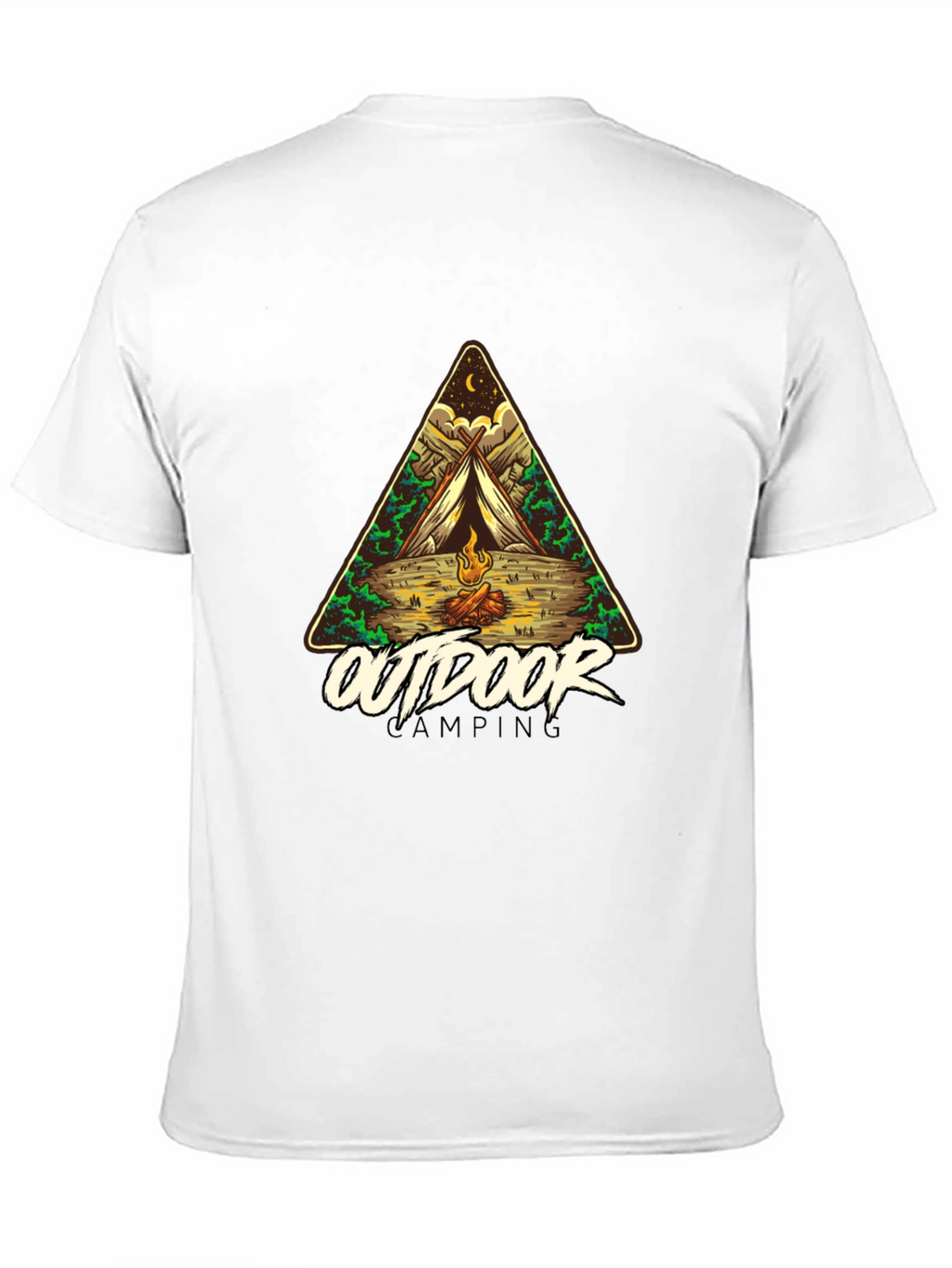 Outdoor Camping Graphic Tee - Adventure Awaits!