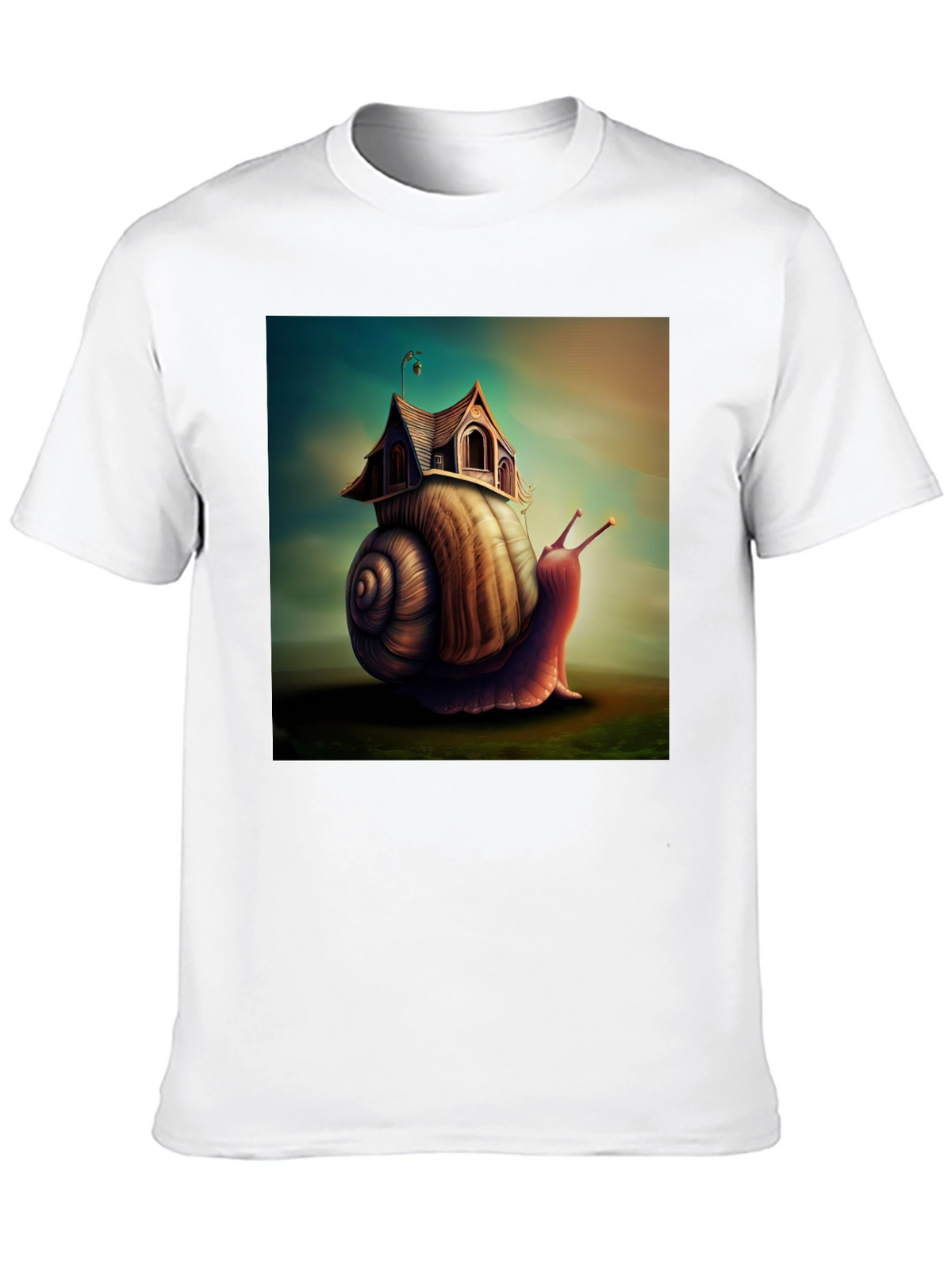 Whimsical Snail House Tee