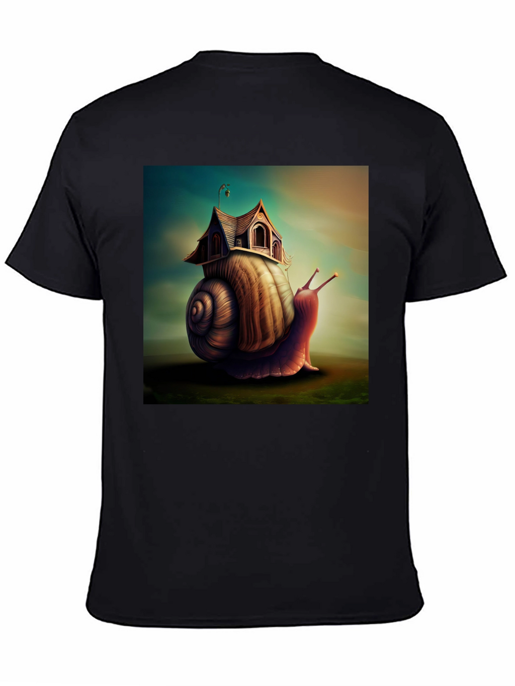 Whimsical Snail House Tee