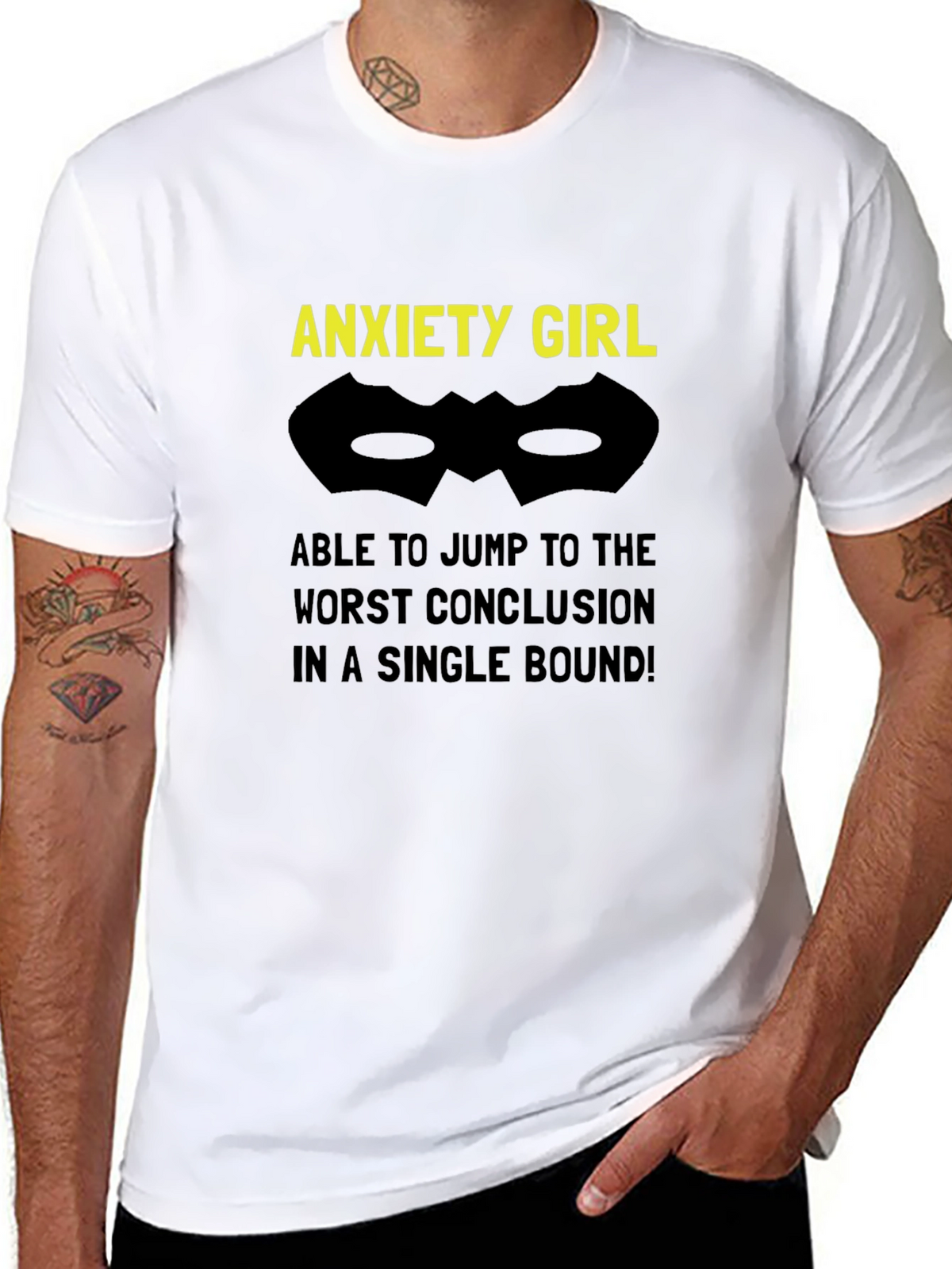 Anxiety Girl T-Shirt - Jump to Conclusions!