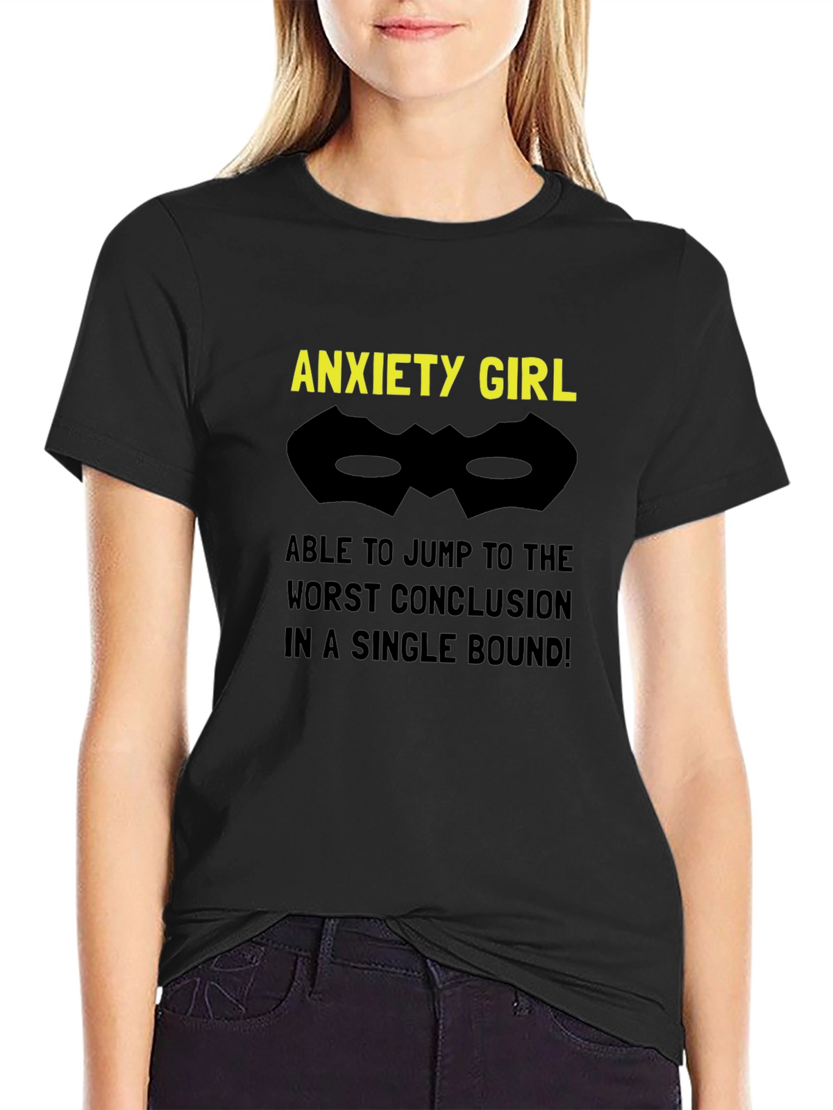 Anxiety Girl T-Shirt - Jump to Conclusions!