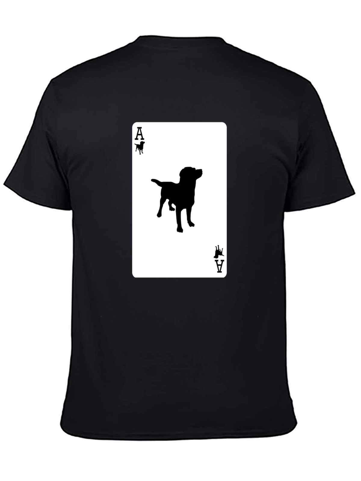 Ace of Dogs T-Shirt - Novelty Canine Card Tee