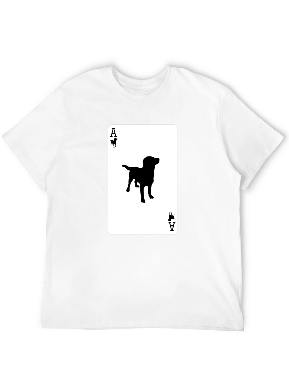 Ace of Dogs T-Shirt - Novelty Canine Card Tee