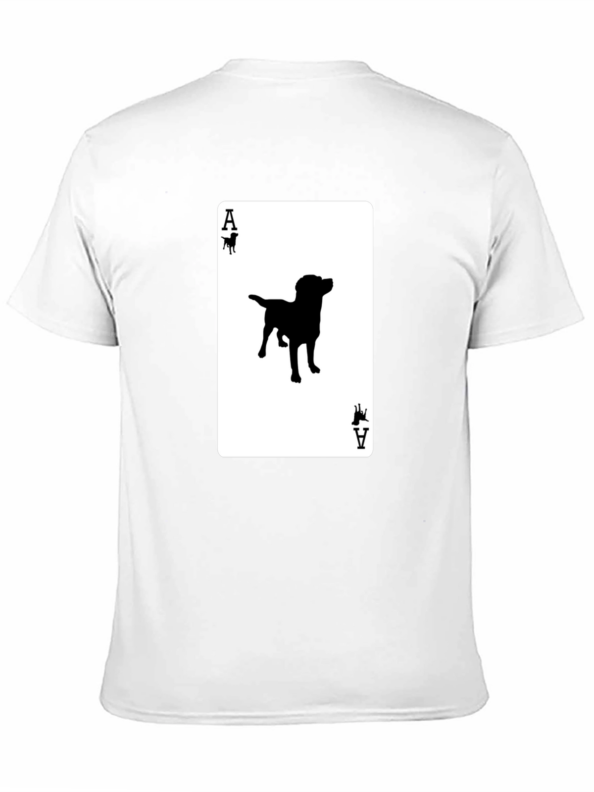 Ace of Dogs T-Shirt - Novelty Canine Card Tee