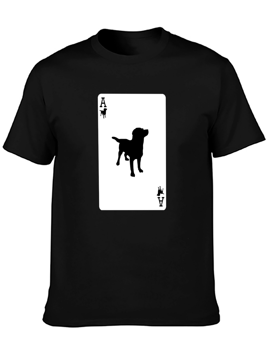 Ace of Dogs T-Shirt - Novelty Canine Card Tee