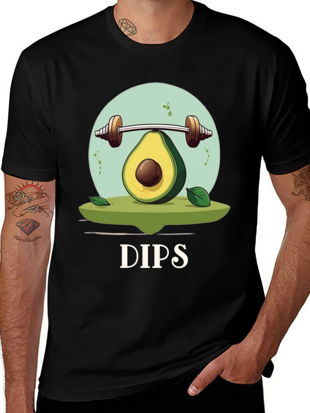 Avocado Dips Workout T-Shirt