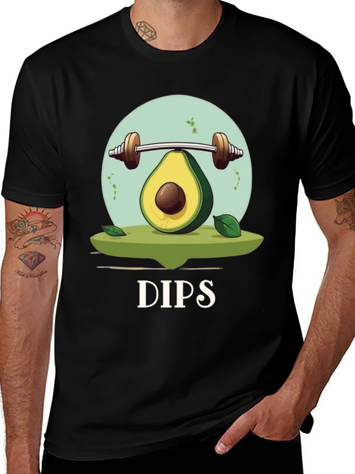 Avocado Dips Workout T-Shirt