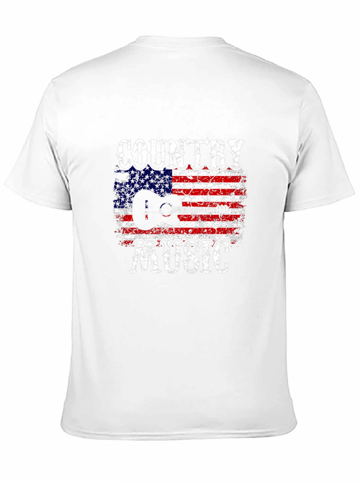 Country Music American Flag Graphic T-Shirt