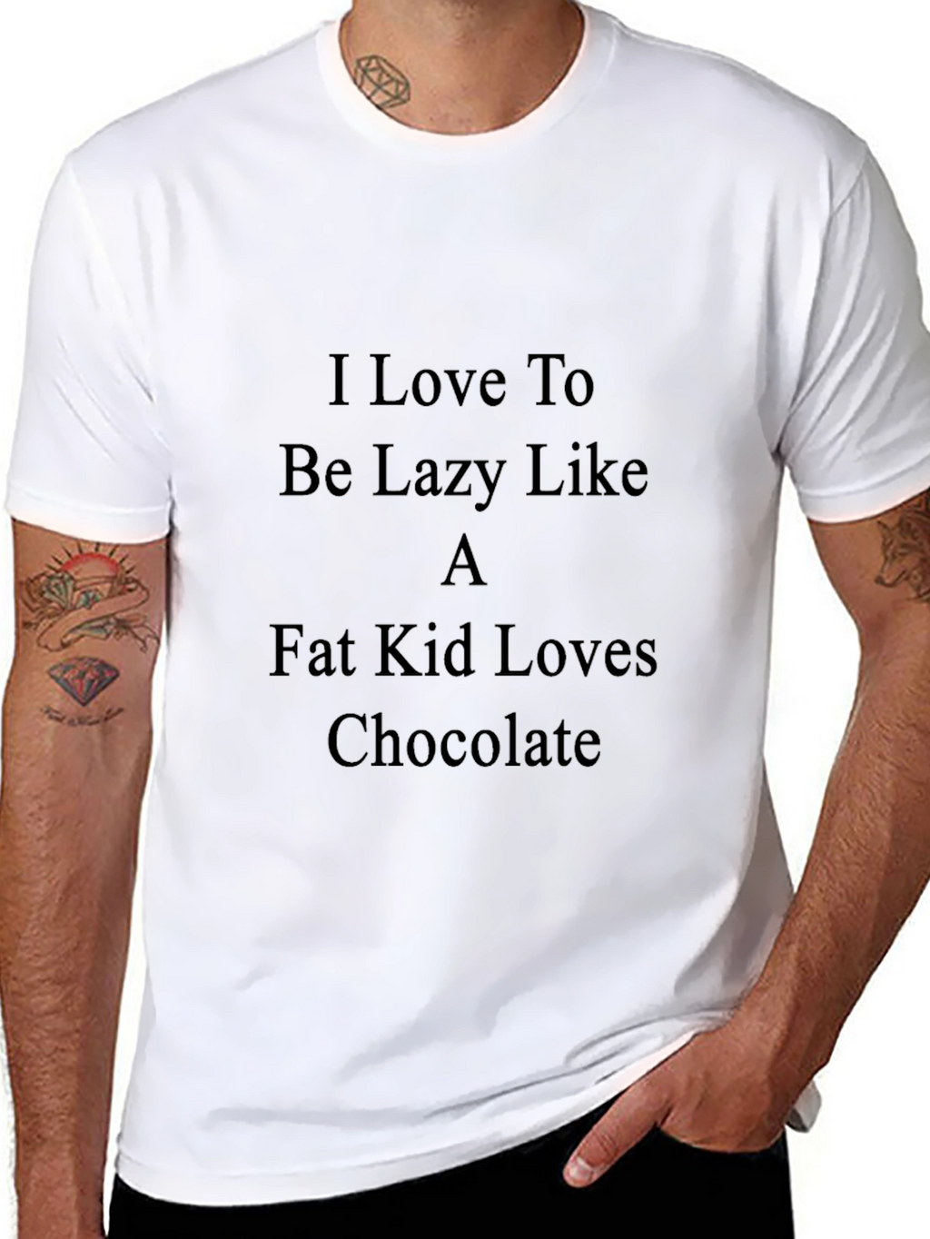 Lazy Like a Fat Kid T-Shirt