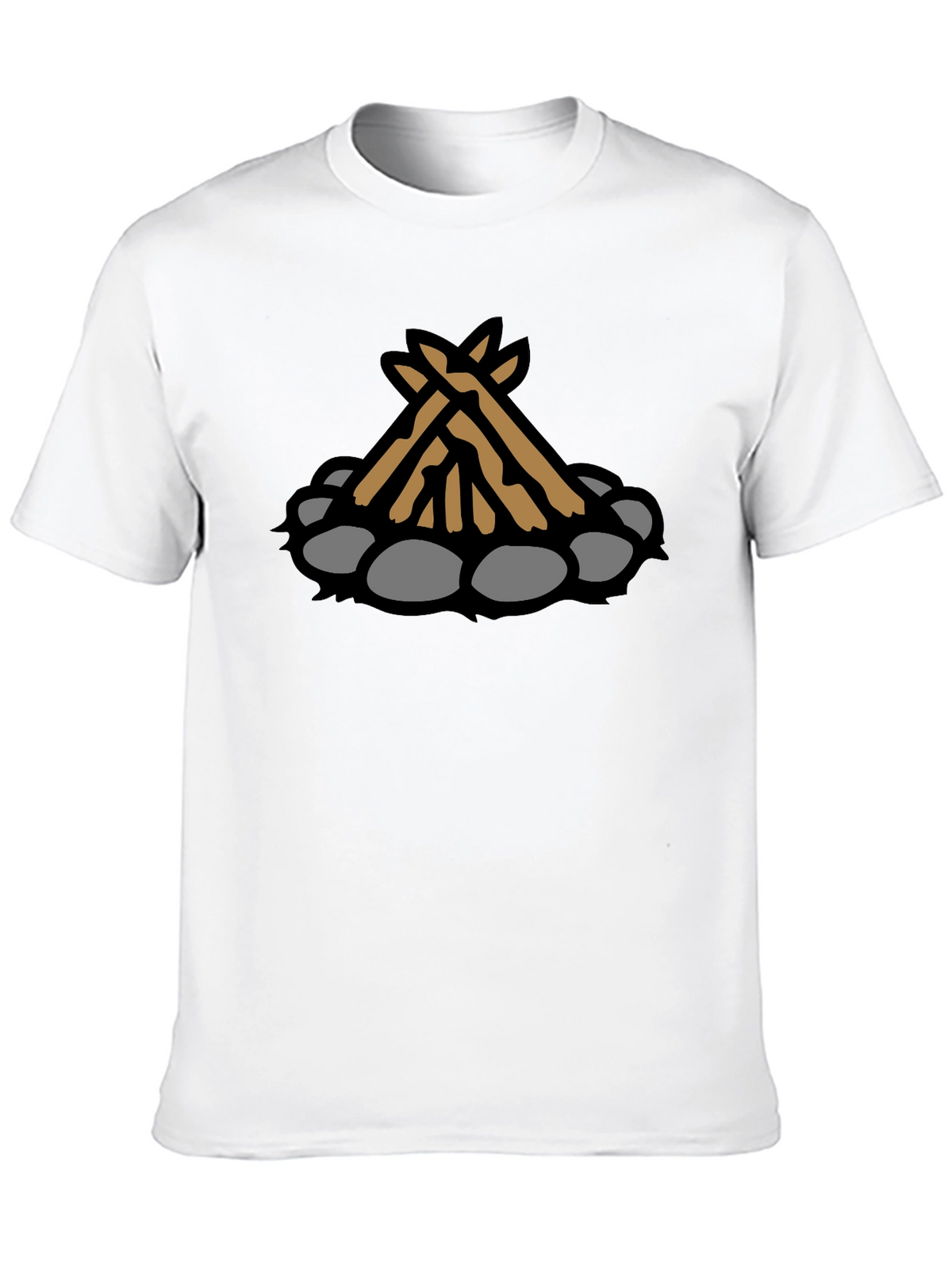 Campfire Graphic Tee - Cozy Outdoor Style