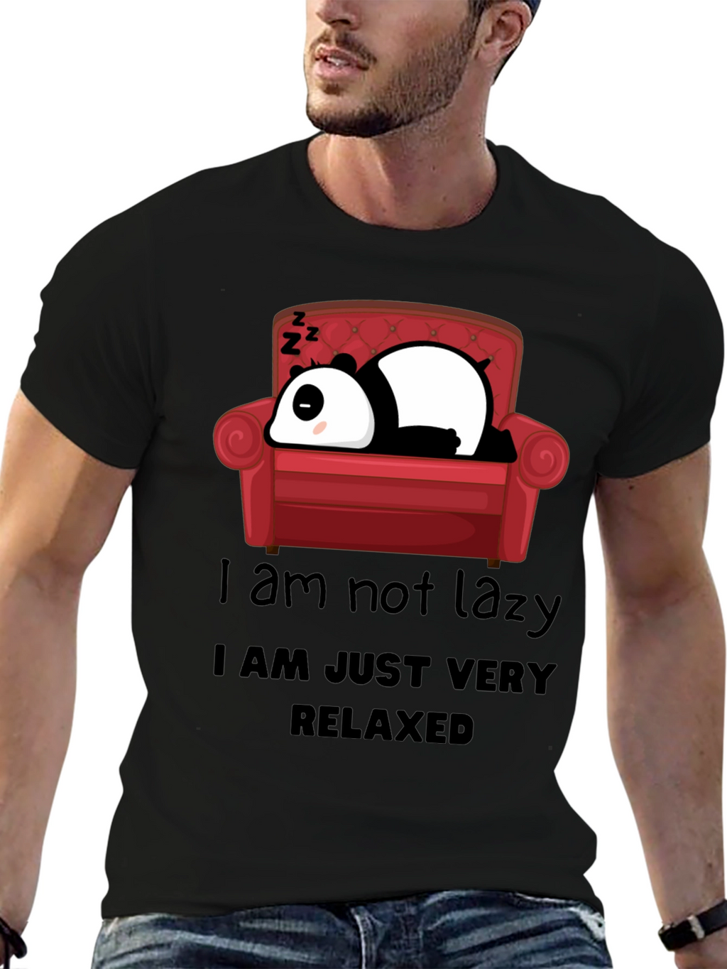 Lazy Panda Relaxed T-Shirt