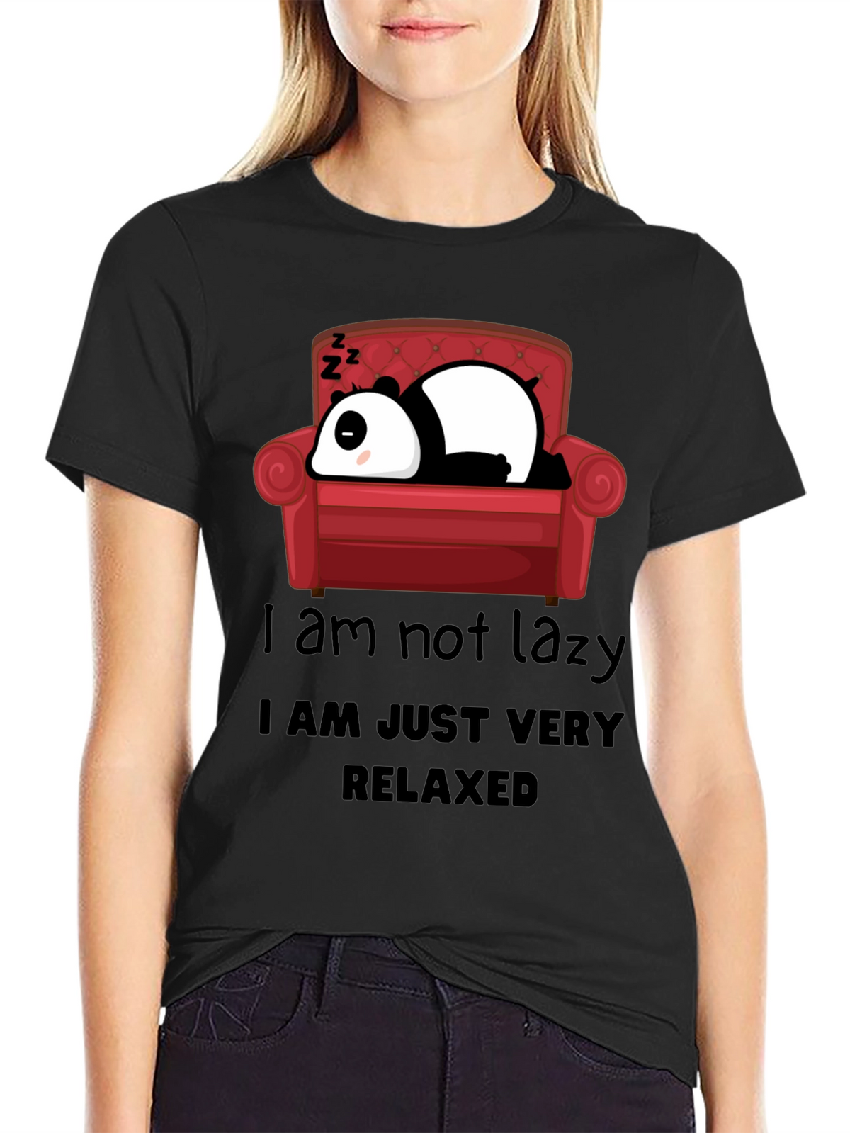 Lazy Panda Relaxed T-Shirt