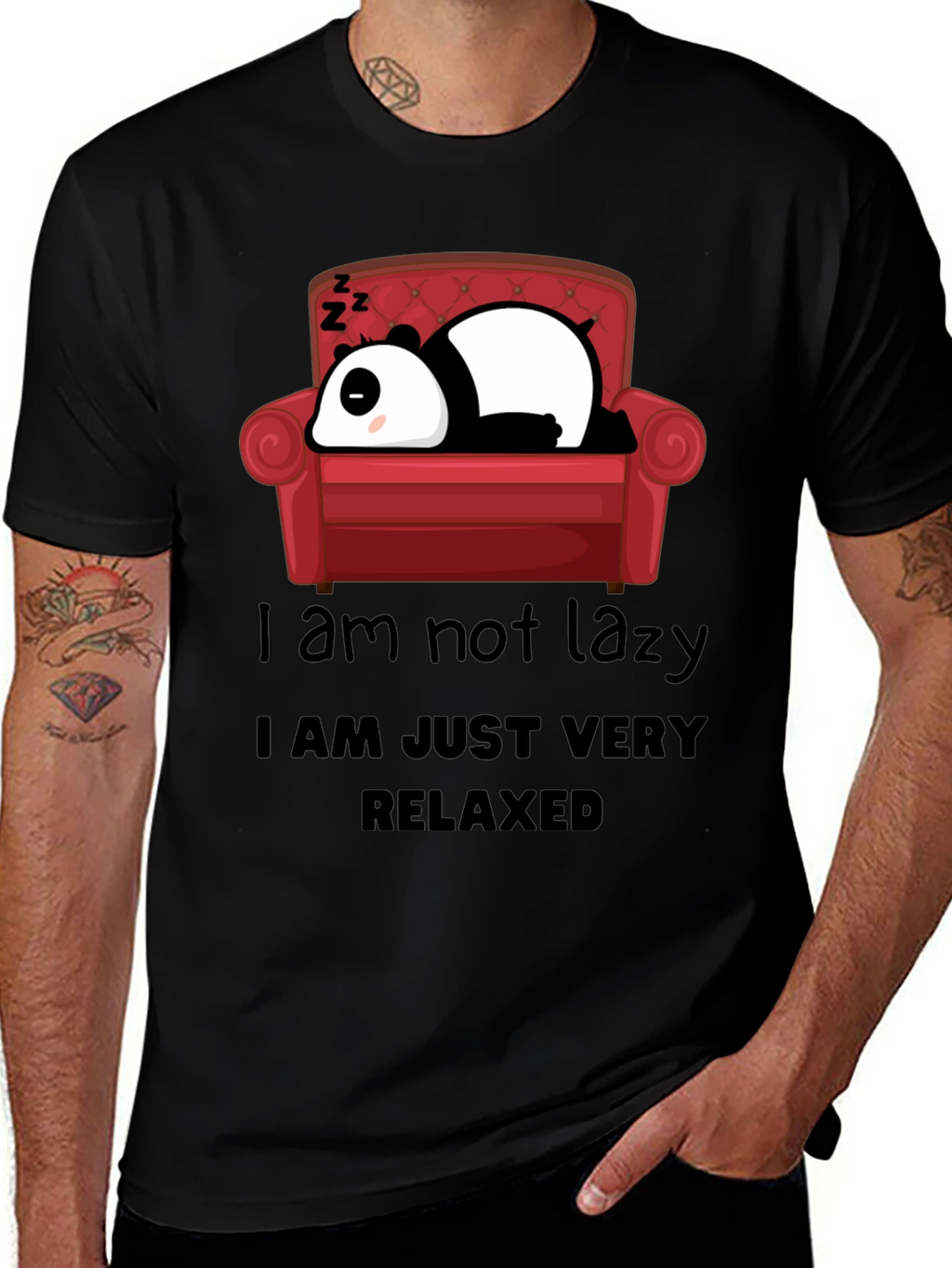 Lazy Panda Relaxed T-Shirt