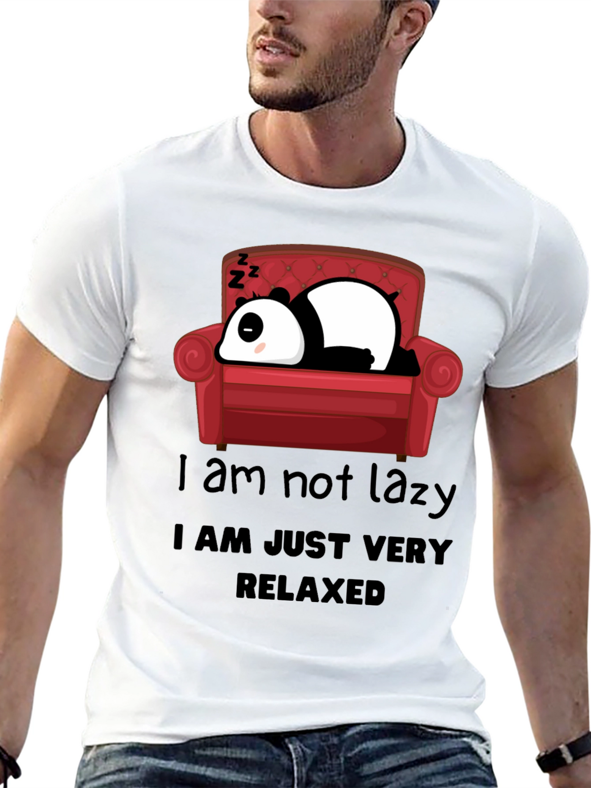 Lazy Panda Relaxed T-Shirt