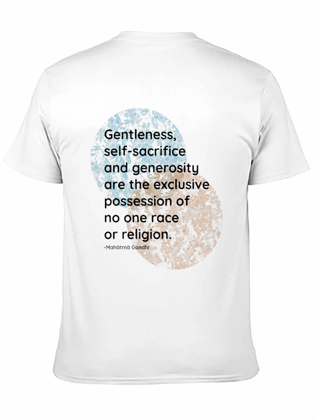 Floral Inspirational Quote T-Shirt