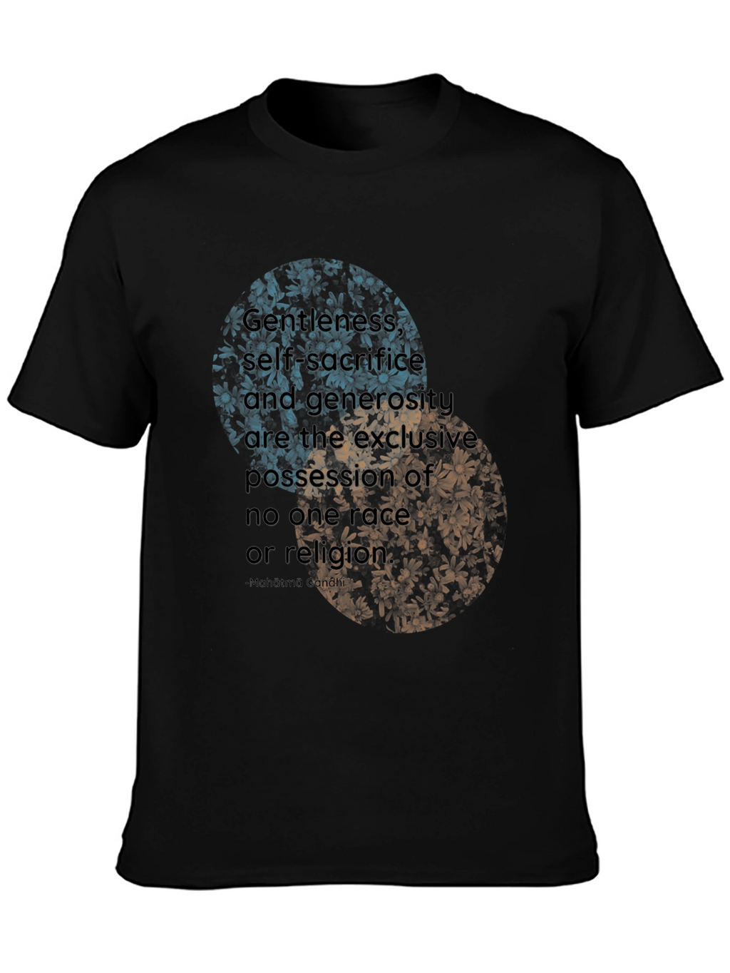 Floral Inspirational Quote T-Shirt