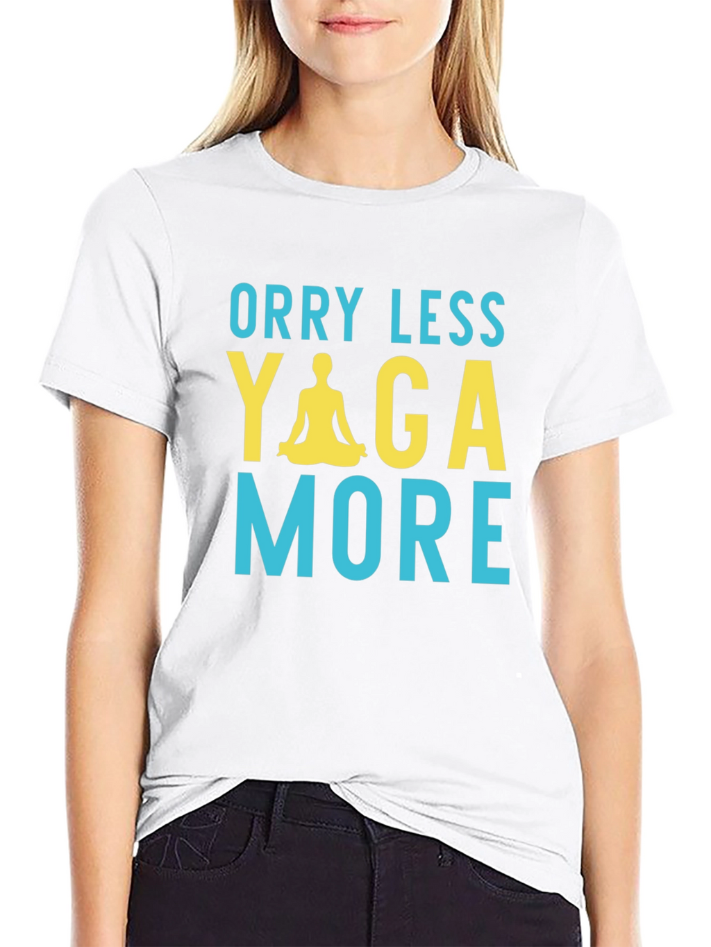 Worry Less Yoga More Graphic T-Shirt