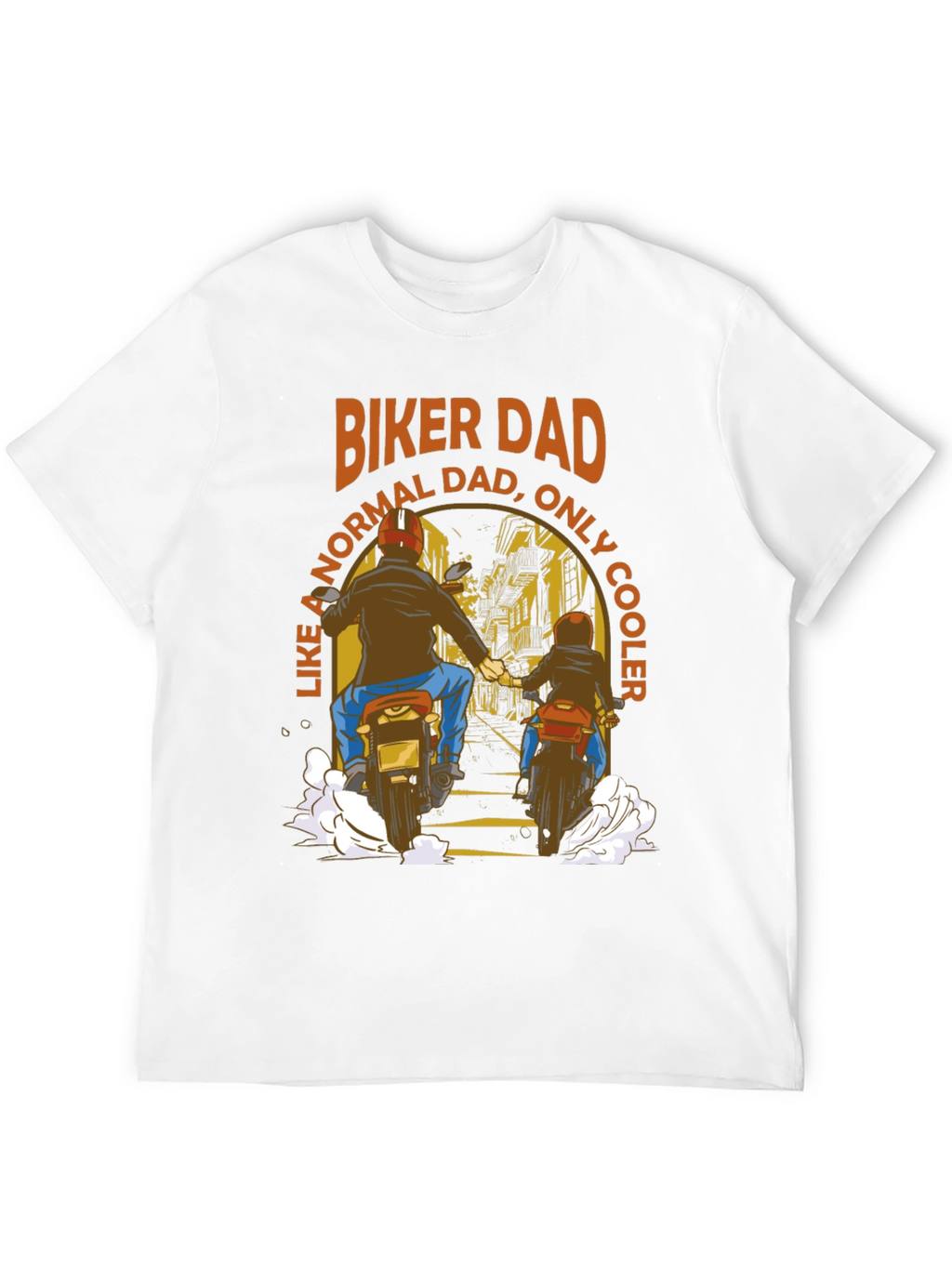 Biker Dad T-Shirt: Cool Fathers Day Gift