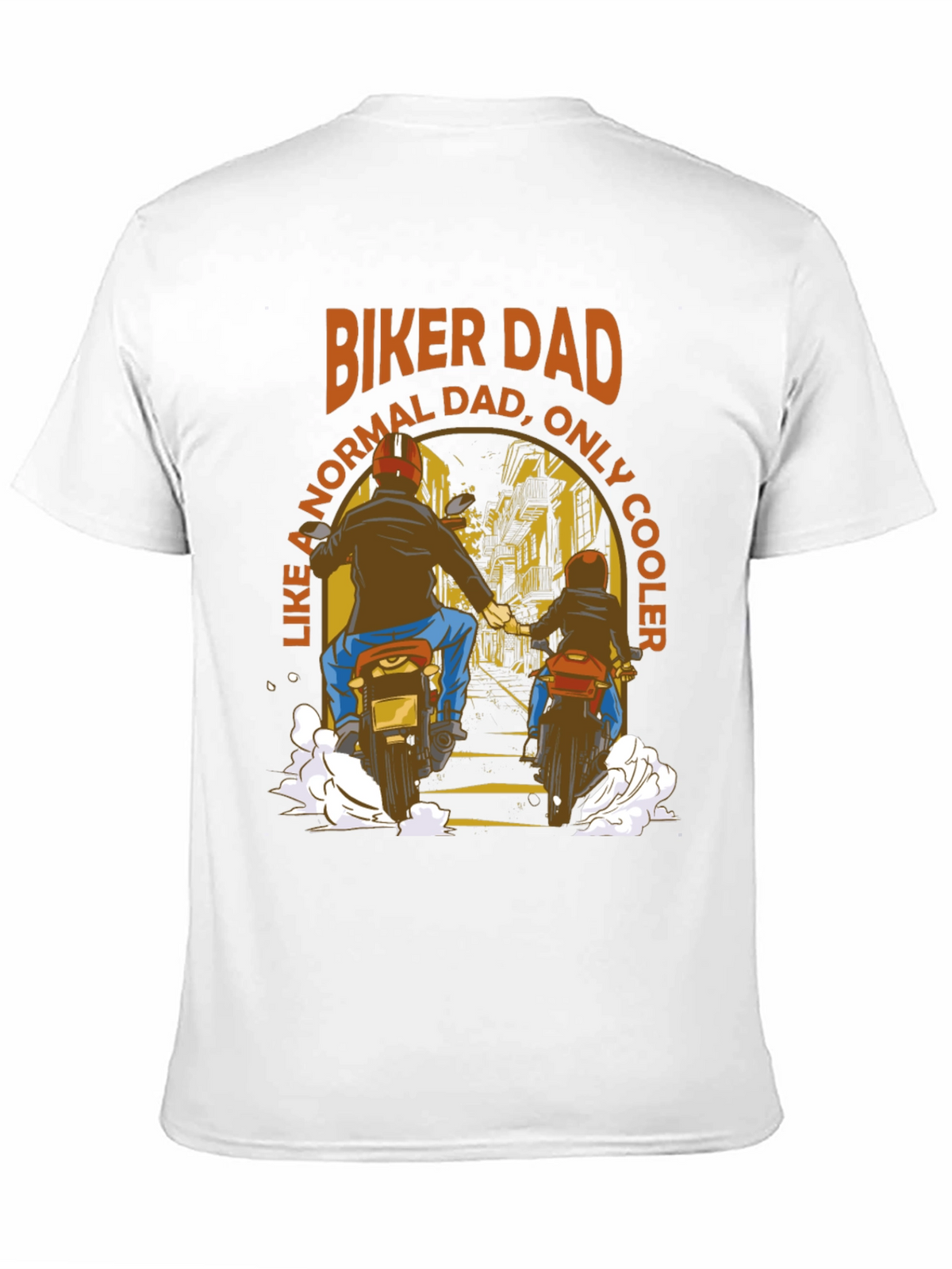 Biker Dad T-Shirt: Cool Fathers Day Gift