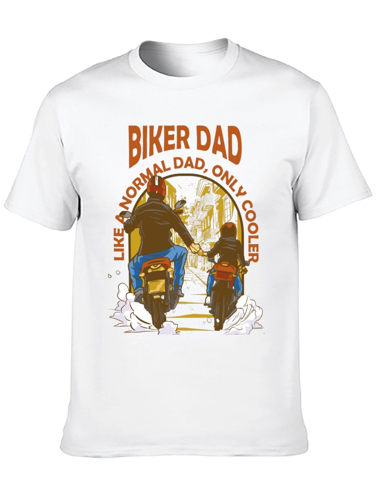 Biker Dad T-Shirt: Cool Fathers Day Gift