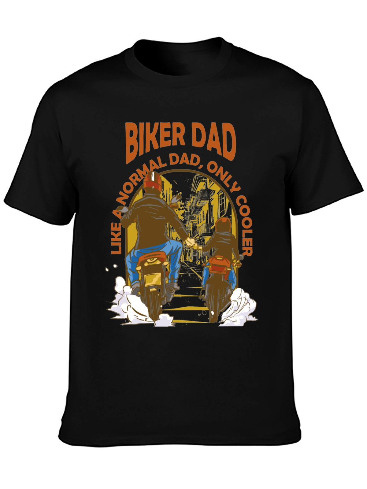 Biker Dad T-Shirt: Cool Fathers Day Gift