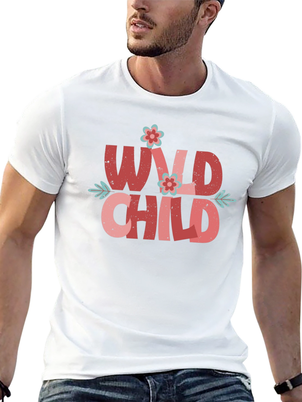 Wild Child Graphic Tee - Black