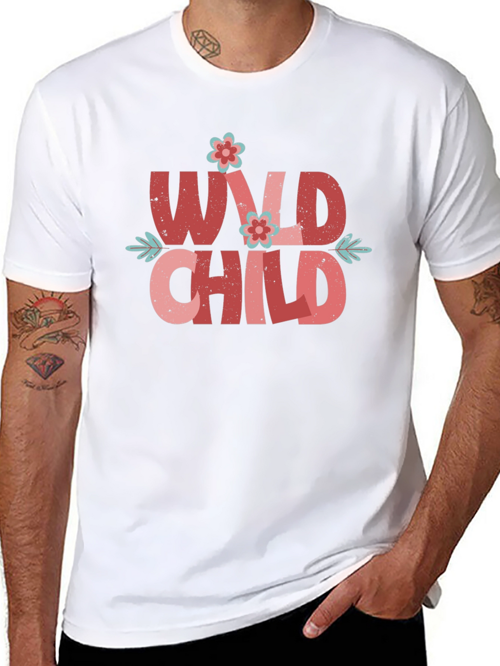 Wild Child Graphic Tee - Black