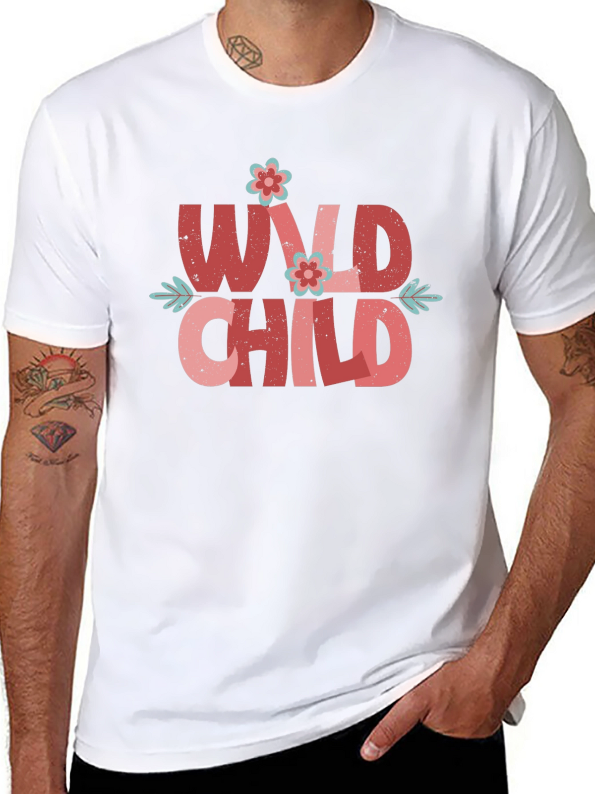 Wild Child Graphic Tee - Black