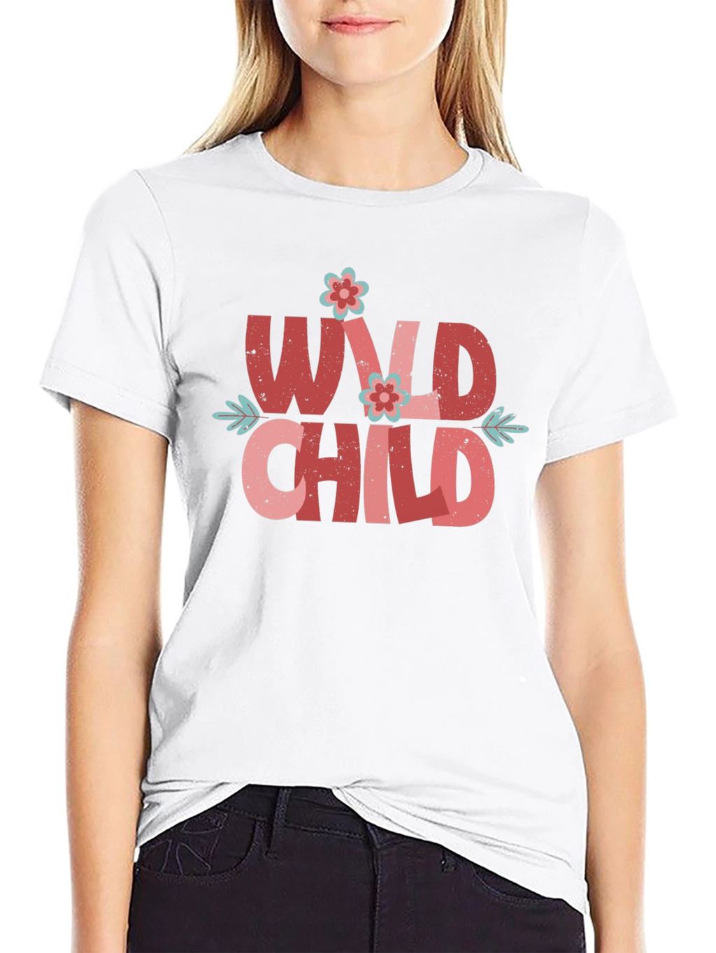 Wild Child Graphic Tee - Black