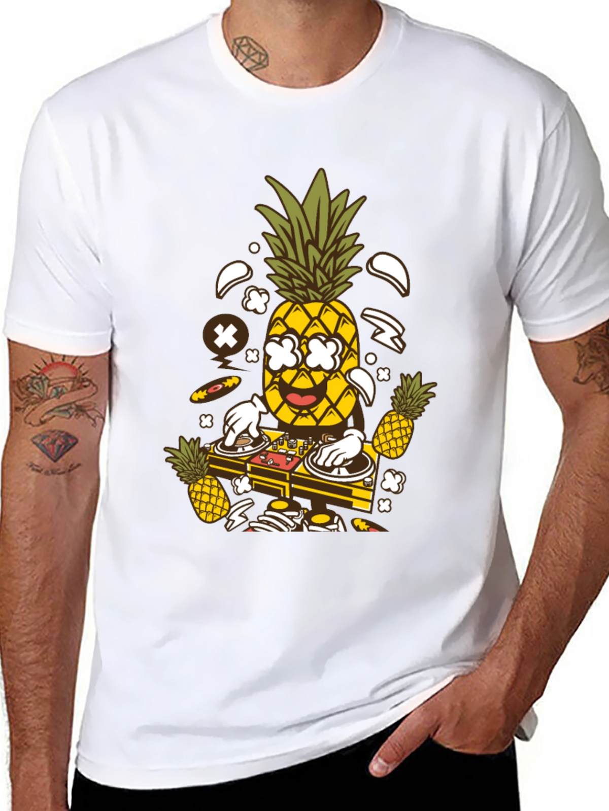 DJ Pineapple Graphic Tee