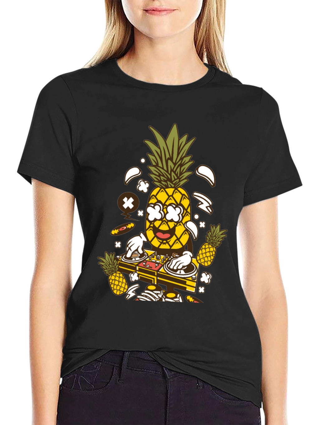 DJ Pineapple Graphic Tee