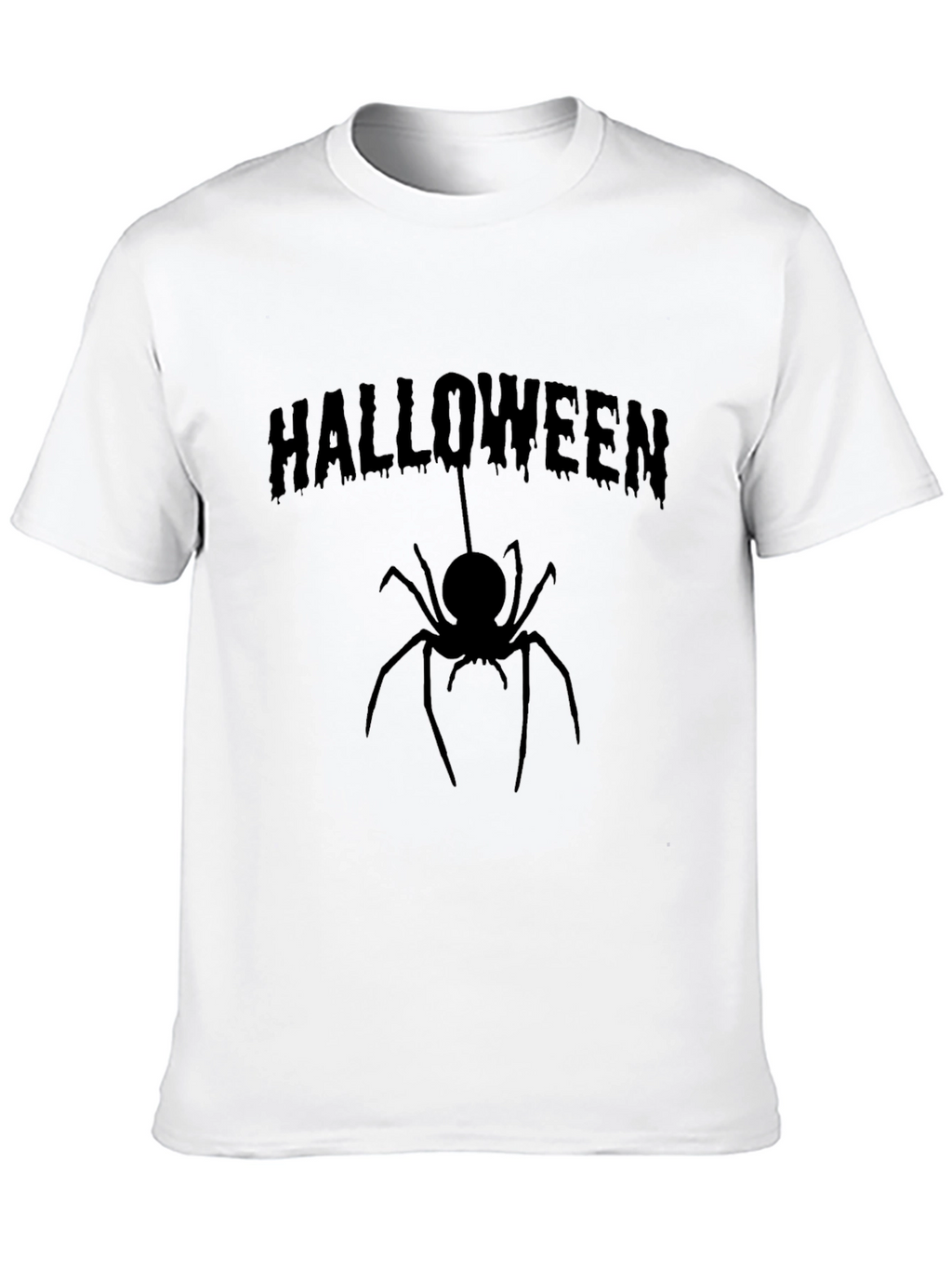Halloween Spider Graphic T-Shirt