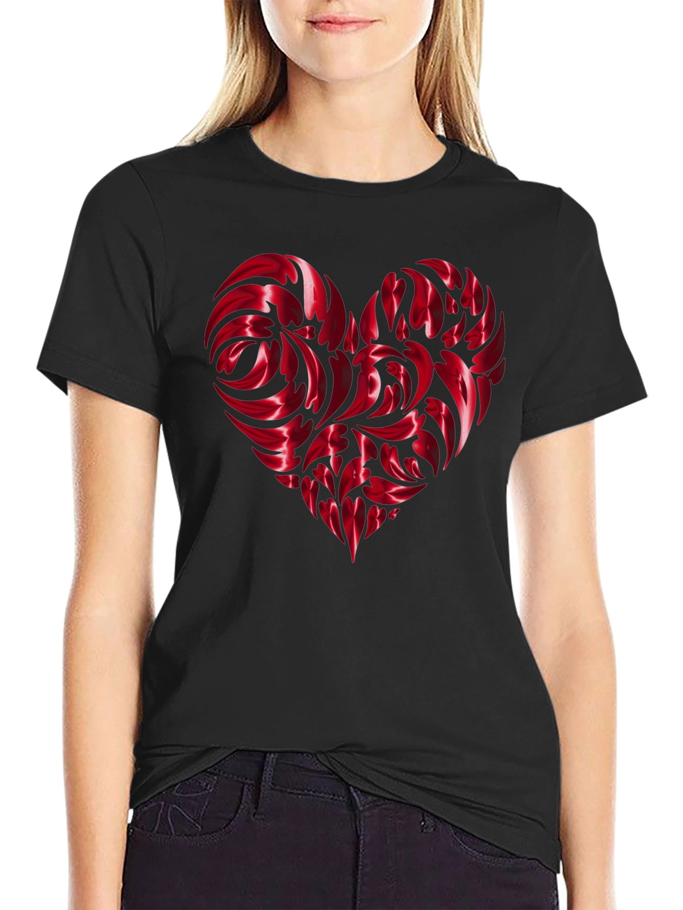 Heart Swirl Graphic Tee